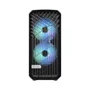 Caixa torre para PC Fractal Design Torrent Tower preto – suporta ATX/EATX/ITX, 2 ventoinhas frontais de 180 mm, 2 baías de 3,5