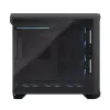 Caixa torre para PC Fractal Design Torrent Tower preto – suporta ATX/EATX/ITX, 2 ventoinhas frontais de 180 mm, 2 baías de 3,5