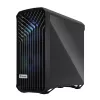 Caixa torre para PC Fractal Design Torrent Tower preto – suporta ATX/EATX/ITX, 2 ventoinhas frontais de 180 mm, 2 baías de 3,5