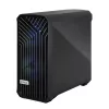 Caixa torre para PC Fractal Design Torrent Tower preto – suporta ATX/EATX/ITX, 2 ventoinhas frontais de 180 mm, 2 baías de 3,5