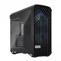Caixa torre para PC Fractal Design Torrent Tower preto – suporta ATX/EATX/ITX, 2 ventoinhas frontais de 180 mm, 2 baías de 3,5