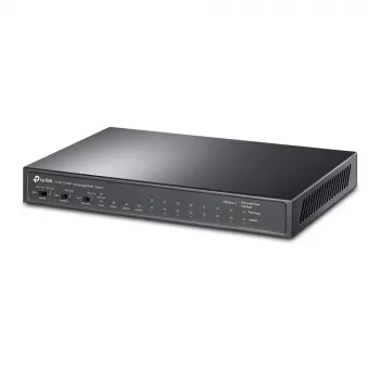 TP-Link Switch de secretária 8 portas 10/100 Mbps + 3 portas Gigabit com 8 portas PoE+