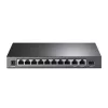 TP-Link Switch de secretária 8 portas 10/100 Mbps + 3 portas Gigabit com 8 portas PoE+