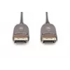 Cabo de fibra ótica híbrida AOC DisplayPort DIGITUS M/M UHD 8K@60Hz, CE, preto 20 m