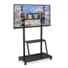 Suporte de chão para ecrã plano portátil TECHLY Signage Display Mount ICA-TR30 — para ecrãs de 55 a 100