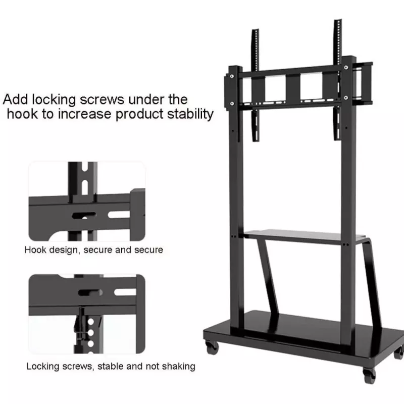Suporte de chão para ecrã plano portátil TECHLY Signage Display Mount ICA-TR30 — para ecrãs de 55 a 100