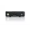 Switch KVM ATEN 2 portas USB 4K DisplayPort 1.2 (cabo KVM incluído)