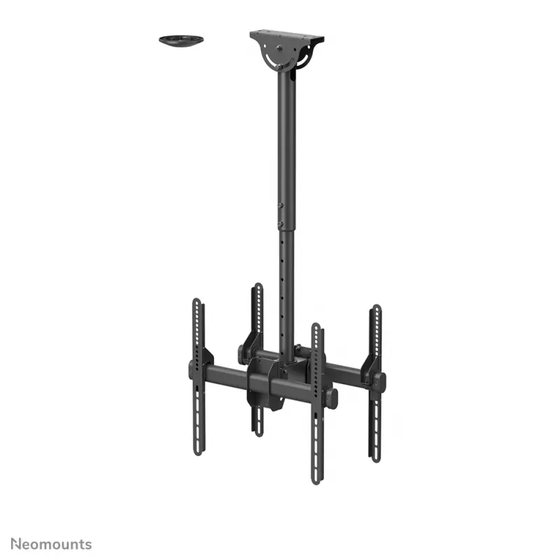 Suporte de teto Neomounts NM-C440DBLACK para monitor/TV duplo 32-60