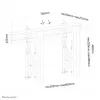 Suporte de parede para videowall Neomounts LED-VW1000 preto 40-75 inch - extensível - máx. 50 kg