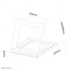 Suporte para portátil Neomounts NSLS075 preto 10-16