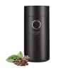 Moinho de café com mós cónicas Adler AD 4446bg — 150 W, depósito de grãos 75 g, mós em aço inoxidável, controlo por botões, preto