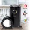 Moinho de café com mós cónicas Adler AD 4446bg — 150 W, depósito de grãos 75 g, mós em aço inoxidável, controlo por botões, preto