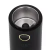Moinho de café com mós cónicas Adler AD 4446bg — 150 W, depósito de grãos 75 g, mós em aço inoxidável, controlo por botões, preto