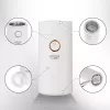 Moinho de café com mós Adler AD4446WG — moinho de café elétrico, mós em aço inoxidável, depósito de grãos 75 g, 150 W, branco