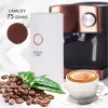 Moinho de café com mós Adler AD4446WG — moinho de café elétrico, mós em aço inoxidável, depósito de grãos 75 g, 150 W, branco