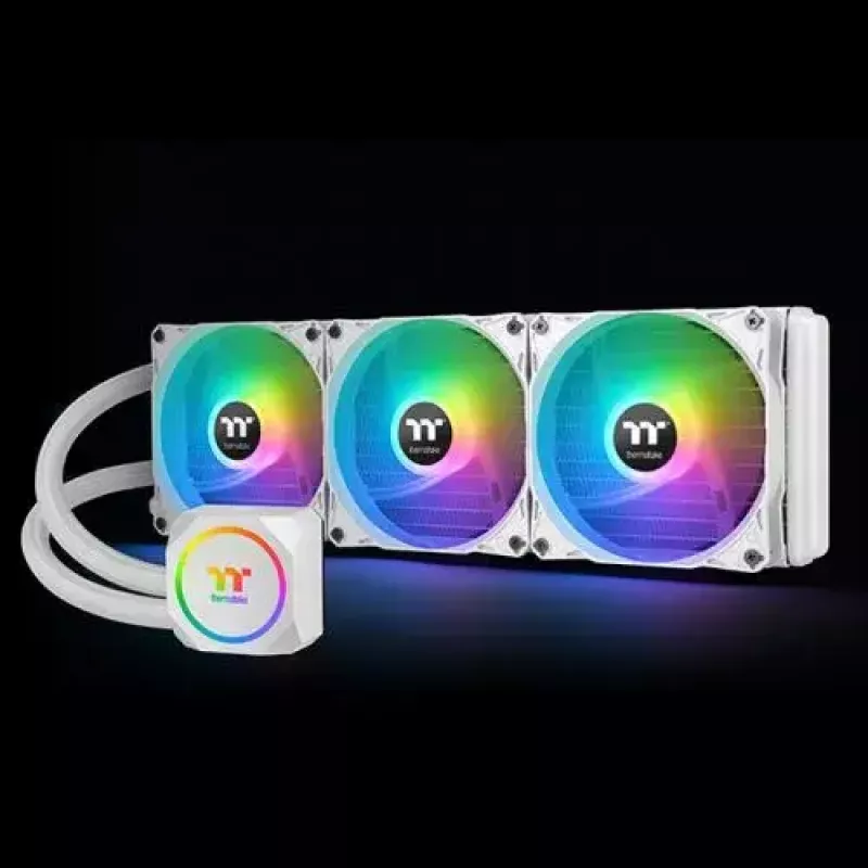 Refrigeração líquida tudo-em-um Thermaltake TH360 ARGB Sync Snow Edition