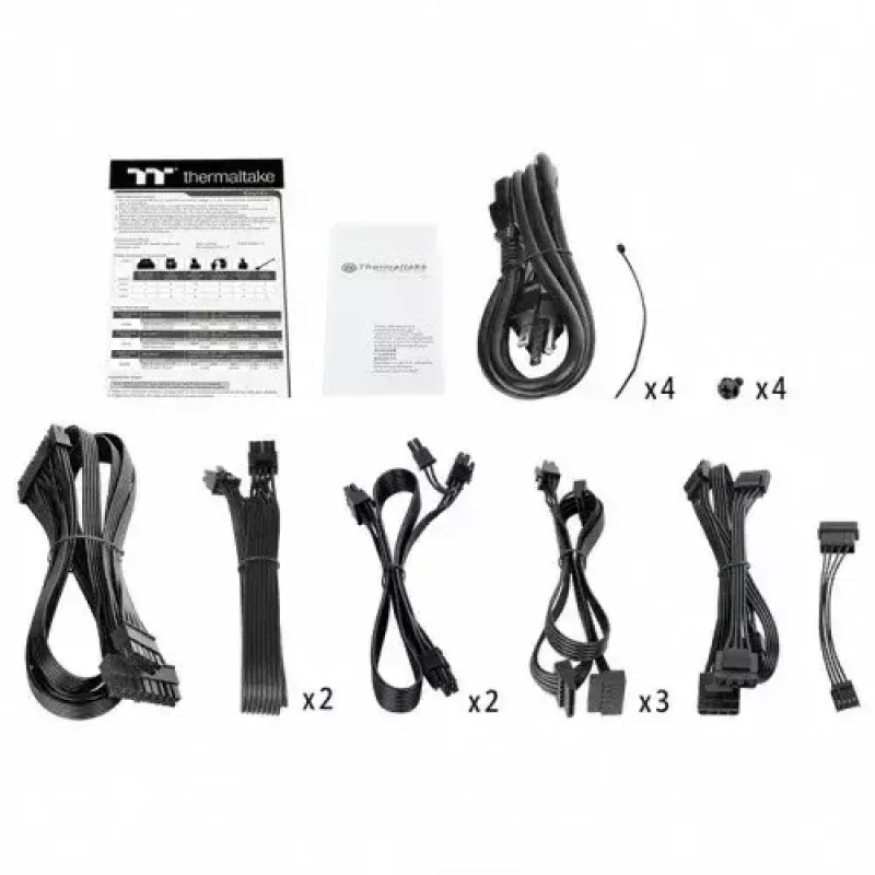 Fonte de alimentação Thermaltake Toughpower PF1 750 W 24-Pin-ATX ATX preto