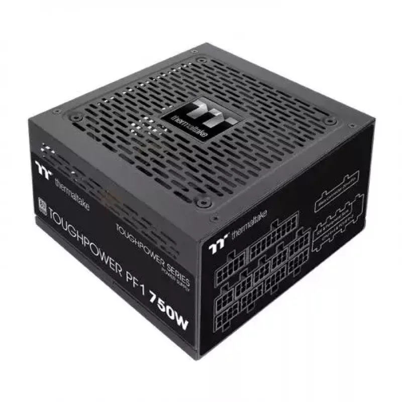 Fonte de alimentação Thermaltake Toughpower PF1 750 W 24-Pin-ATX ATX preto