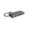 ICY BOX IB-DK4040-CPD com fios USB 3.2 Gen 1 (3.1 Gen 1) Type-C antracite, preto