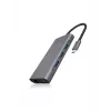 ICY BOX IB-DK4040-CPD com fios USB 3.2 Gen 1 (3.1 Gen 1) Type-C antracite, preto