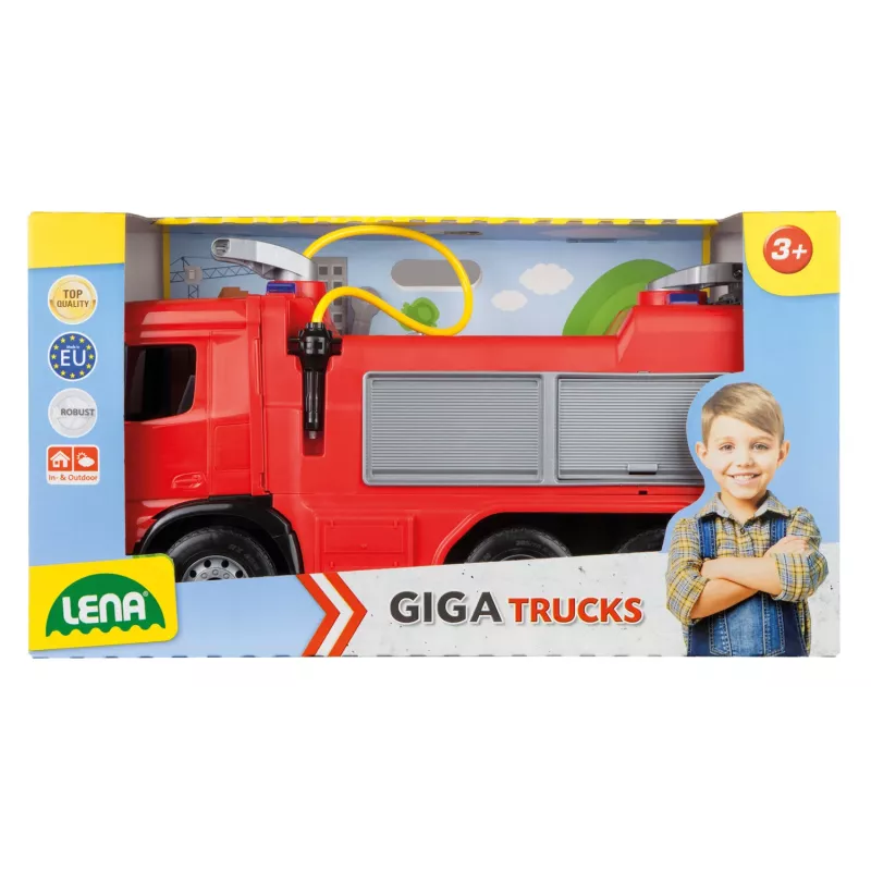 Lena GIGA TRUCKS carro de bombeiros montável Arocs, carro de bombeiros, 3 ano(s), multicolor
