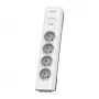 Proteção contra sobretensões Philips SPN7040WA/60 4 tomadas AC 600 J 2 m branco