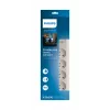 Proteção contra sobretensões Philips SPN7040WA/60 4 tomadas AC 600 J 2 m branco