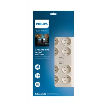 Proteção contra sobretensões Philips SPN7080WA/60 branco 8 tomada(s) AC 2 m