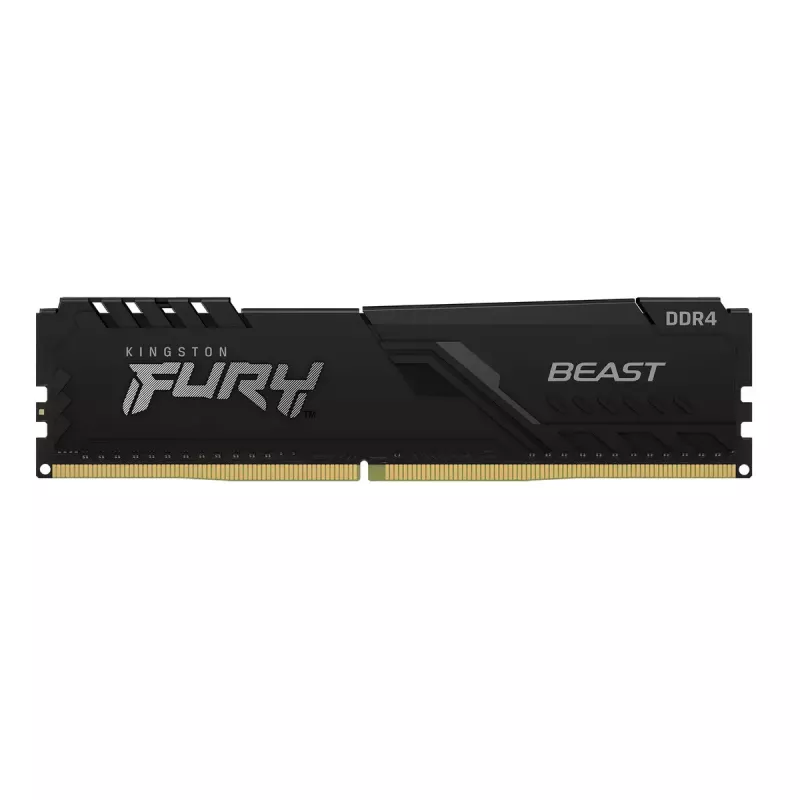 Kingston Technology FURY Beast 64GB 3600MT/s DDR4 CL18 DIMM (Kit de 2) preto