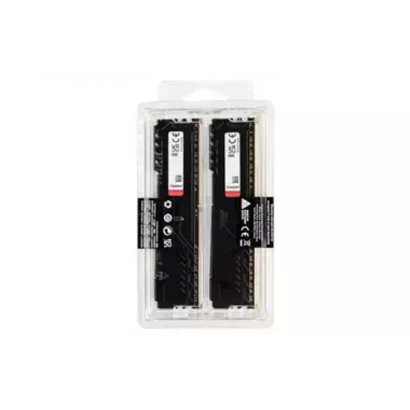 Kingston Technology FURY Beast 64GB 3600MT/s DDR4 CL18 DIMM (Kit de 2) preto