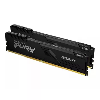 Kingston Technology FURY Beast 64GB 3600MT/s DDR4 CL18 DIMM (Kit de 2) preto