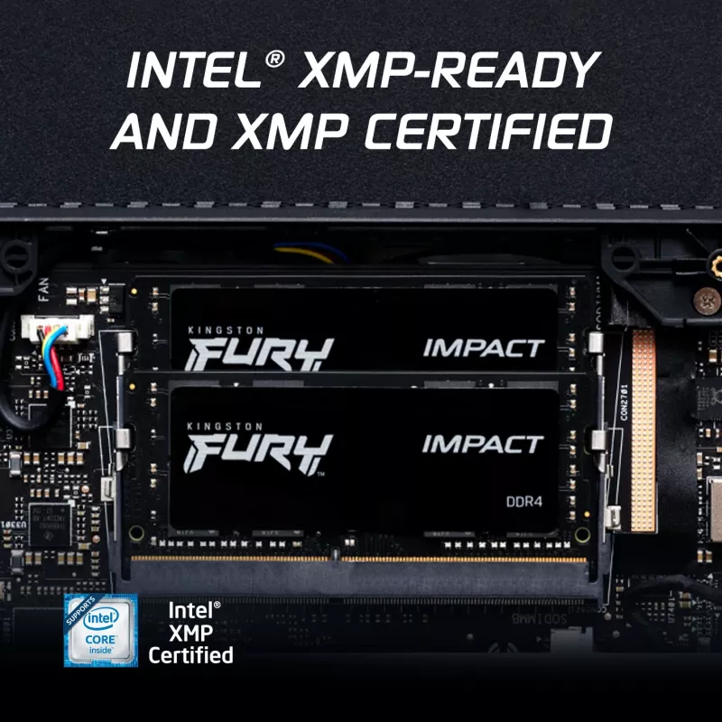 Kingston Technology FURY 16GB 3200MT/s DDR4 CL20 SODIMM (Kit de 2) Impact