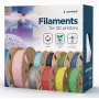 Filamento PLA-PLUS GEMBIRD, branco, 1,75 mm, 1 kg