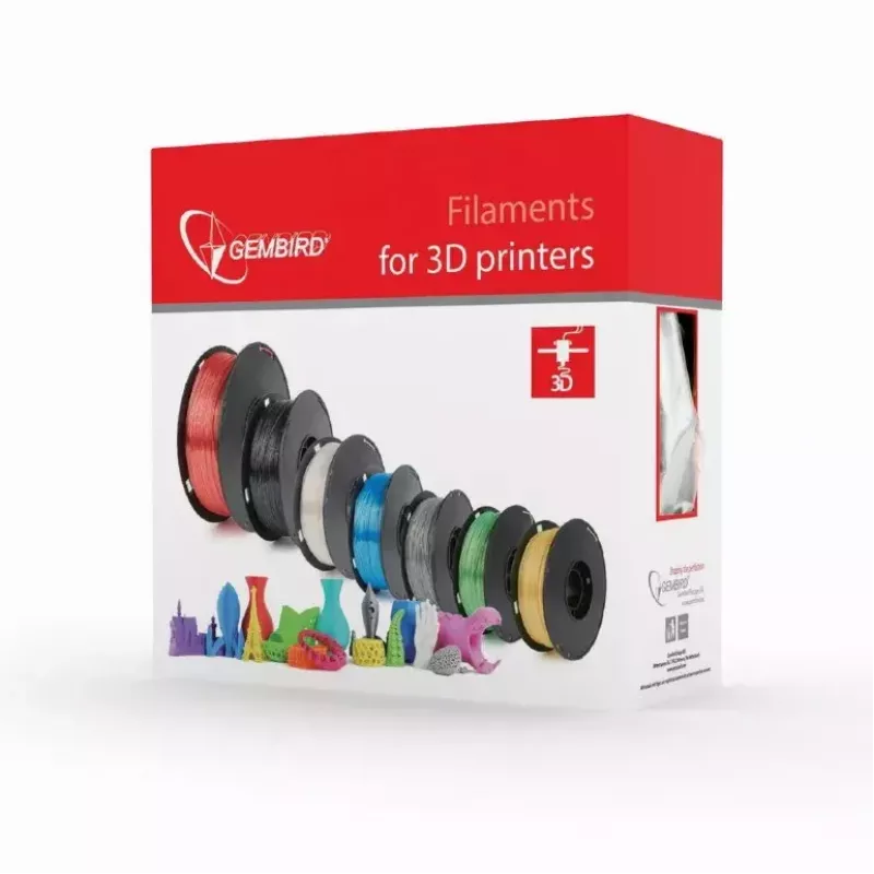 Material de impressão 3D Gembird 3DP-PLA1.75-01-G