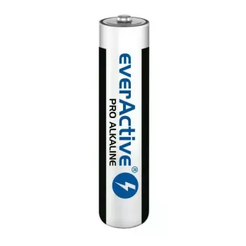 Pilhas alcalinas AAA everActive LR03PRO4T — 4 unid., 1,5 V, 1250 mAh, 44,5×10,5 mm