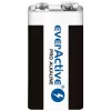 everActive EV6LR61-PRO pilha alcalina de 9V 6LR61, 650 mAh, 1 un. em blister