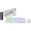 Conjunto de teclado e rato gaming MSI VIGOR GK30 COMBO WHITE