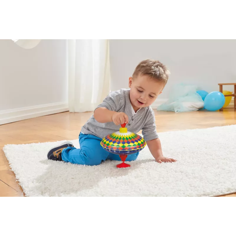 Lena 52225 pião zumbidor 19 cm, multicolor, a partir dos 18 meses