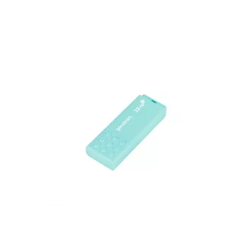 Pen USB GOODRAM UME3 32 GB USB Type-A 3.2 Gen 1 — turquesa, 60 MB/s leitura, 20 MB/s escrita