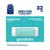 Pen USB GOODRAM UME3 32 GB USB Type-A 3.2 Gen 1 — turquesa, 60 MB/s leitura, 20 MB/s escrita