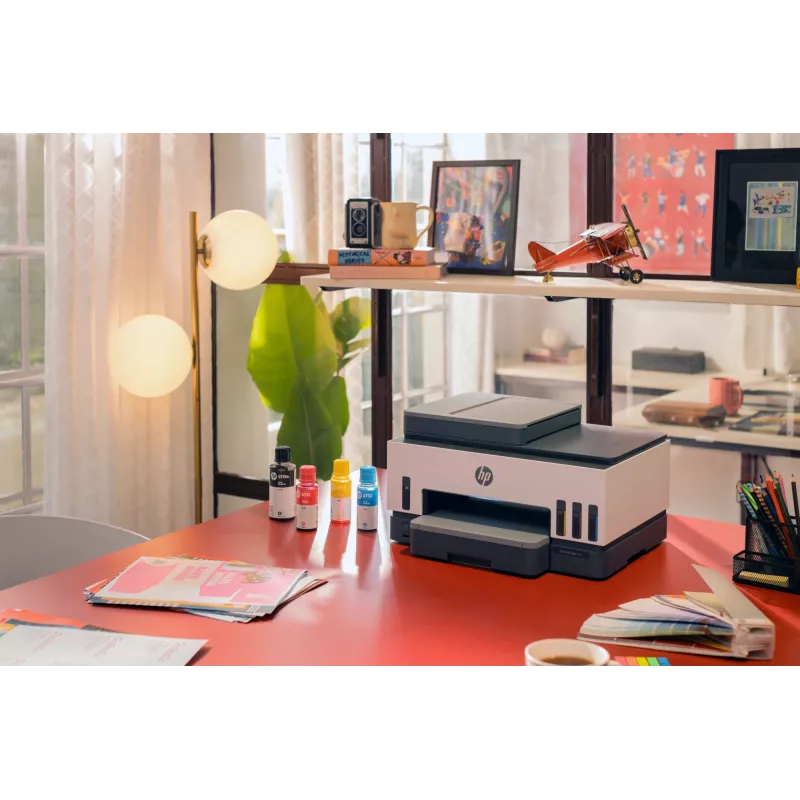 Impressora multifunções HP Smart Tank 790 — jato de tinta térmico, cor, A4, Wi‑Fi, Ethernet, duplex, 15 páginas/min. (preto), 4800x1200 dpi