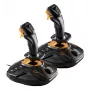 Thrustmaster T.16000M FCS SPACE SIM DUO preto, laranja USB joystick analógico / digital PC