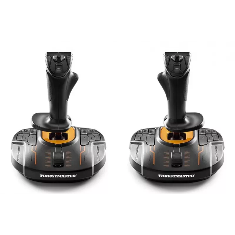 Thrustmaster T.16000M FCS SPACE SIM DUO preto, laranja USB joystick analógico / digital PC
