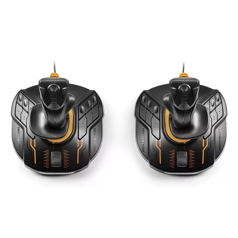 Thrustmaster T.16000M FCS SPACE SIM DUO preto, laranja USB joystick analógico / digital PC
