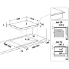 Placa de indução encastrável Whirlpool WS S4060 BF preta 60 cm 4 zonas