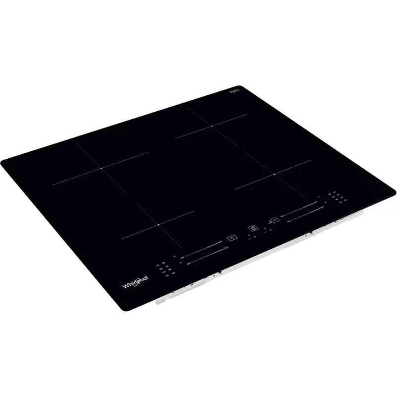 Placa de indução encastrável Whirlpool WS S4060 BF preta 60 cm 4 zonas