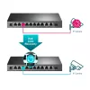 Switch gerido TP-Link TL-SG1210MPE 10 portas Gigabit com 8 portas PoE+