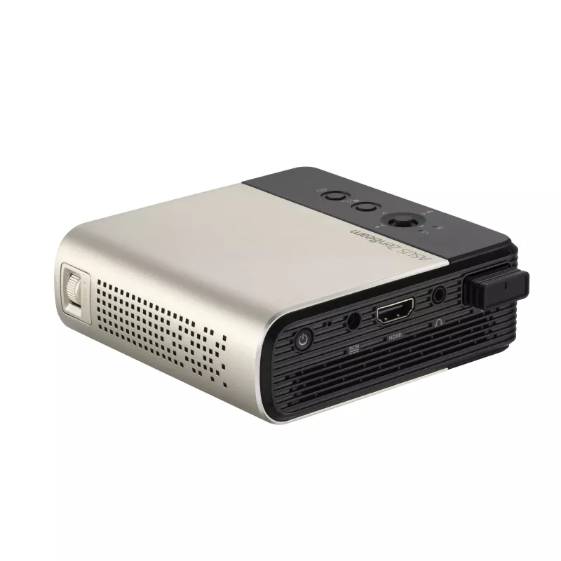 Projetor ASUS ZenBeam E2 Standard Throw 300 ANSI lúmenes DLP WVGA (854x480) preto, dourado