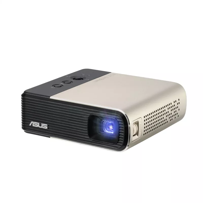 Projetor ASUS ZenBeam E2 Standard Throw 300 ANSI lúmenes DLP WVGA (854x480) preto, dourado