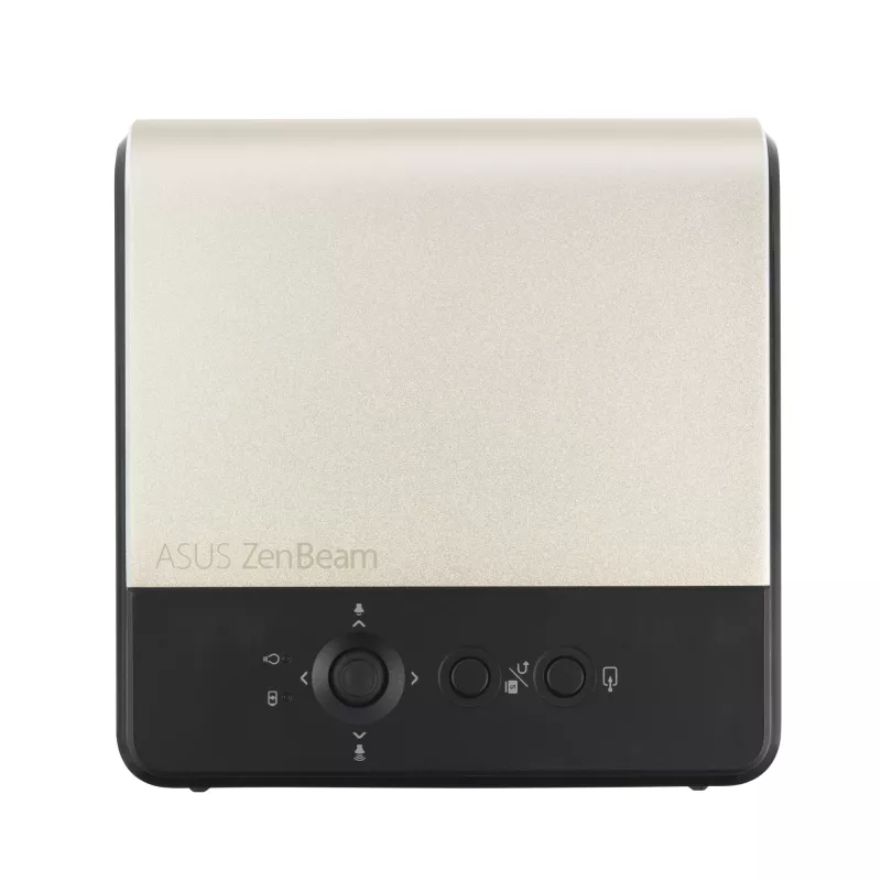 Projetor ASUS ZenBeam E2 Standard Throw 300 ANSI lúmenes DLP WVGA (854x480) preto, dourado
